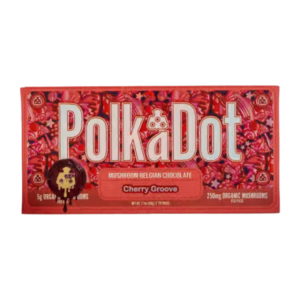 Real PolkaDot Mushroom Belgian Chocolate Bar online USA