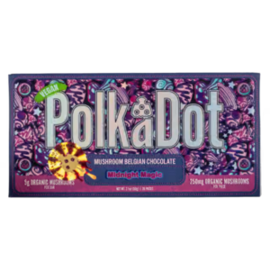 polkadot mushroom chocolate bars