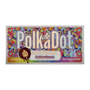 polkadot mushroom chocolate bar review